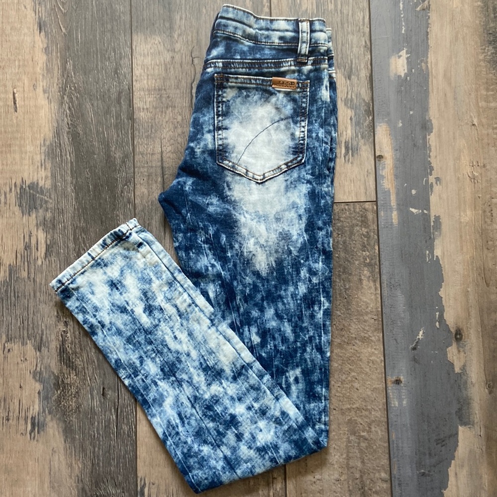 Joe's Jeans Girls Acid Wash Tie Dye Mack Jegging Ultra Slim Fit Soft Pants Sz 14